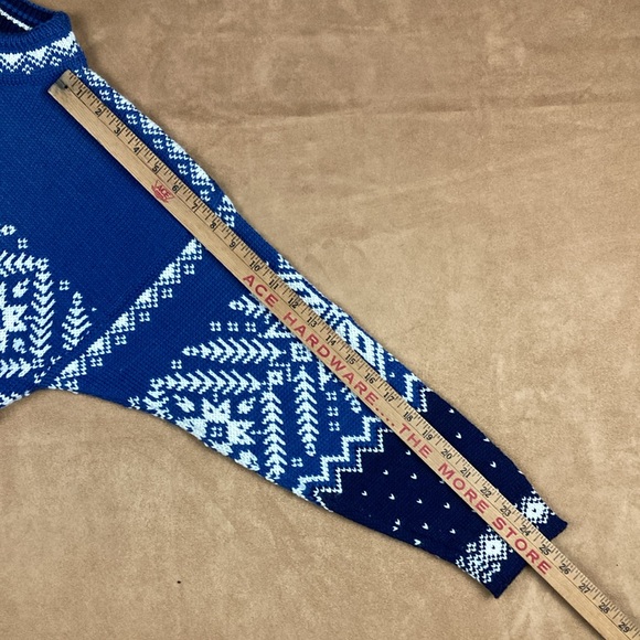 Dale of Norway Blue and White Snowflake Sweater Men’s XS - Picture 8 of 8